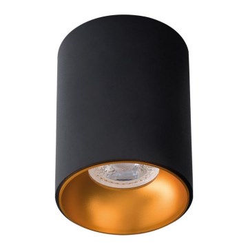Reflektorska lampa RITI 1xGU10/10W/230V crno/zlatna