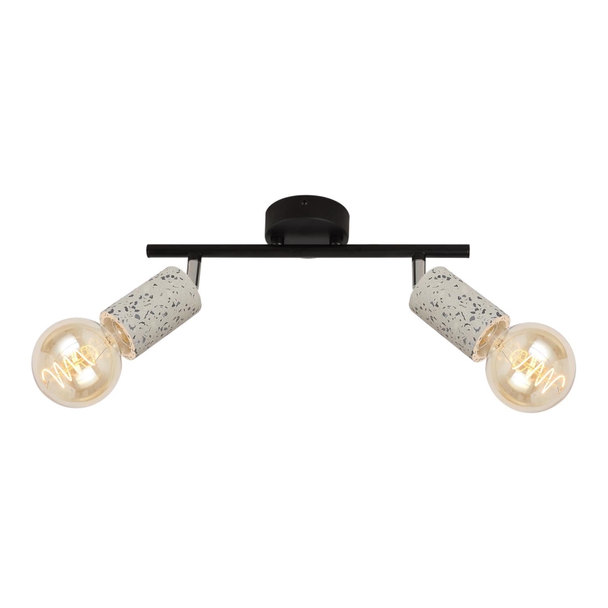 Reflektorska lampa SIMPLY 2xE27/15W/230V beton
