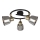 Reflektorska lampa SMOKY 3xE14/9W/230V crno/mesing/sivo
