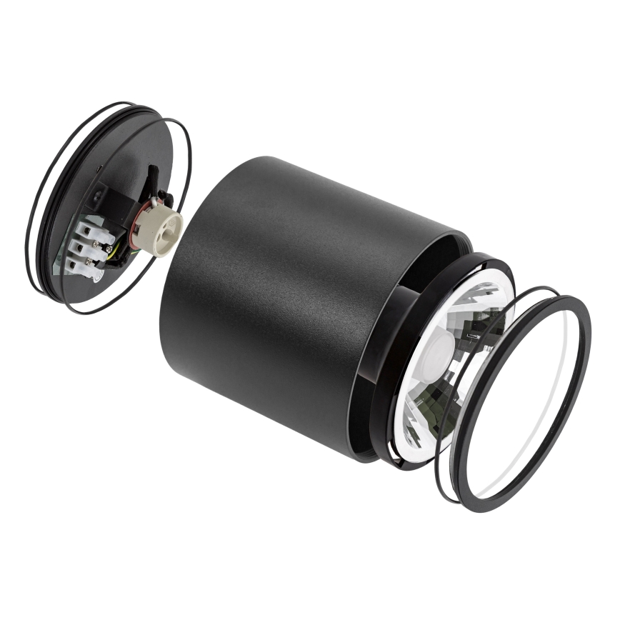 Reflektorska lampa za kupatilo CHLOE AR111 1xGU10/12W/230V IP65 oble crni