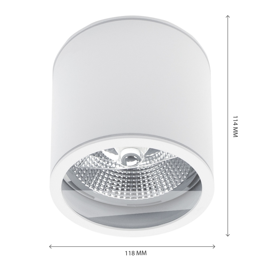 Reflektorska lampa za kupatilo CHLOE AR111 1xGU10/15W/230V IP44 oble bela