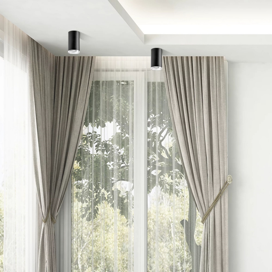 Reflektorska lampa za kupatilo TURYN 1xGU10/10W/230V IP44 crni