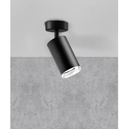 Reflektorska lampa za kupatilo TURYN 1xGU10/10W/230V IP44 crni