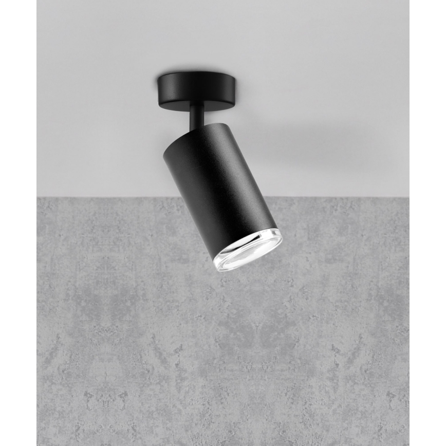 Reflektorska lampa za kupatilo TURYN 1xGU10/10W/230V IP44 crni