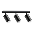 Reflektorska lampa za kupatilo TURYN 3xGU10/10W/230V IP44 crni