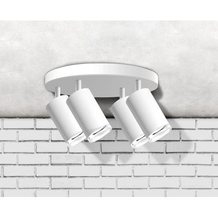 Reflektorska lampa za kupatilo TURYN 4xGU10/10W/230V IP44 bela