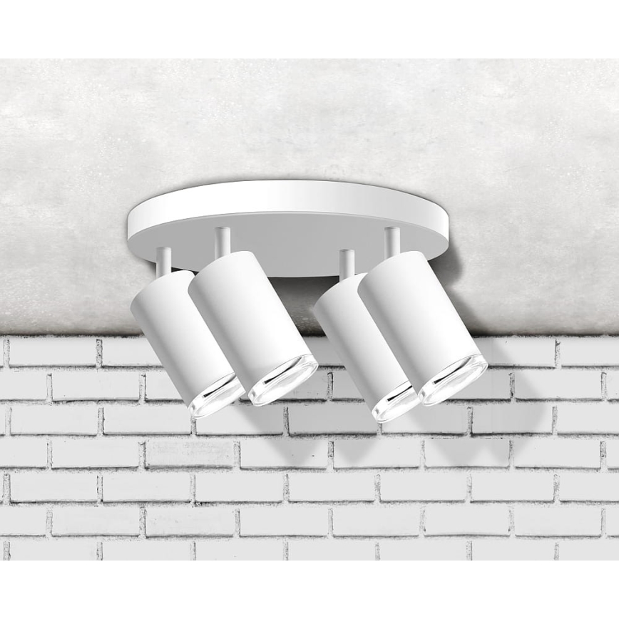 Reflektorska lampa za kupatilo TURYN 4xGU10/10W/230V IP44 bela