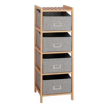 Regal sa kutijama REG 83x28 cm bež