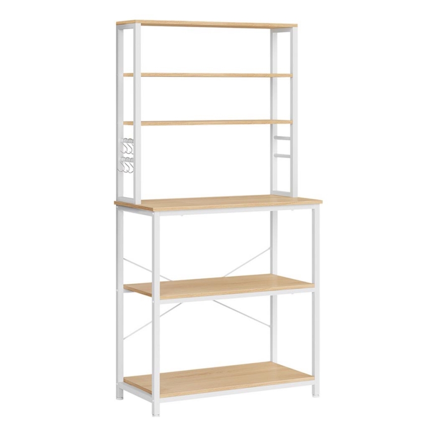 Regal za kuhinju MARGE braon/bela