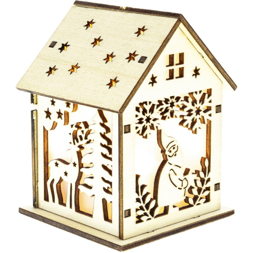 LED božićna dekoracija 1xLED/2xLR44, toplo belo svetlo