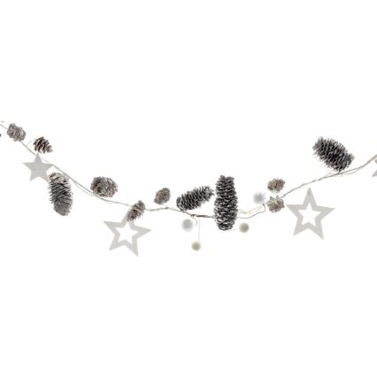 LED božićni lanac 10xLED/3xAA 2,5m topla bela