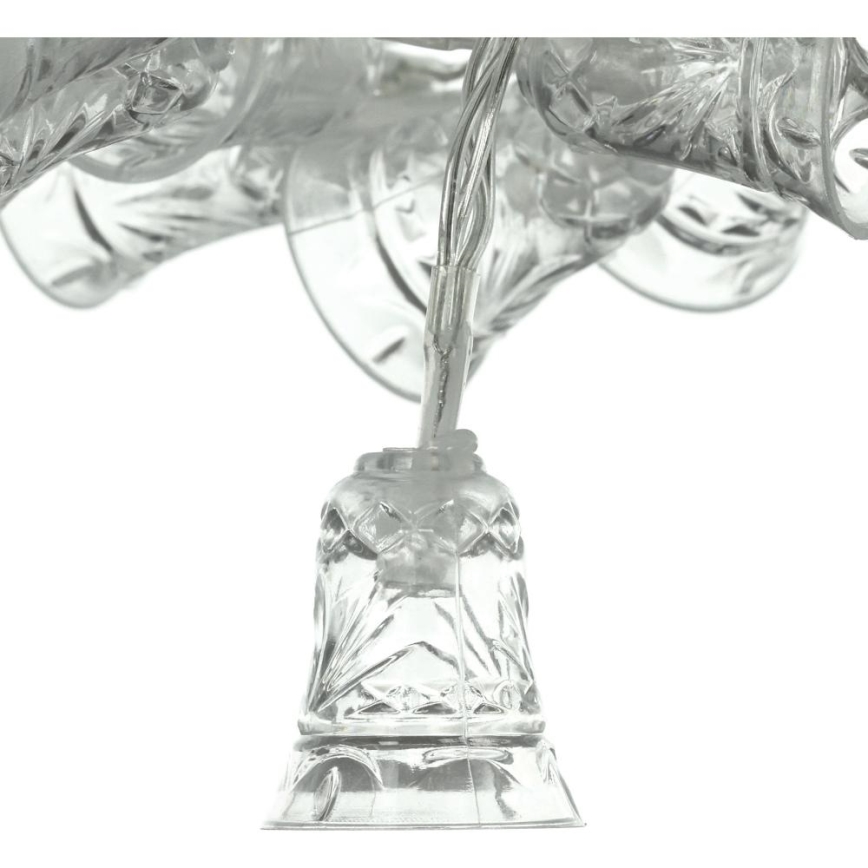 LED božićni lanac 20xLED/3xAA/toplo belo 2,2m zvončići