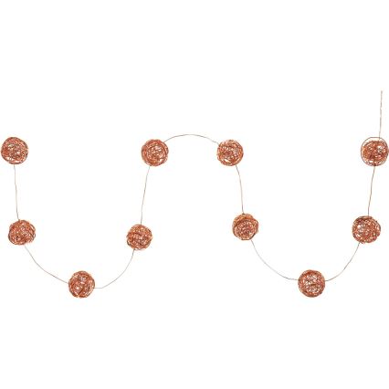 LED dekorativni niz 10xLED/2xAA topla bela