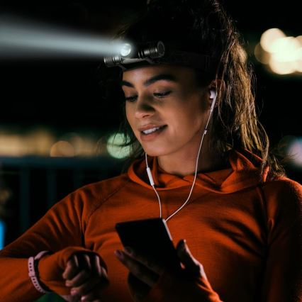 LED punjiva aluminijumska čelna lampa LED/2600 mAh IP66