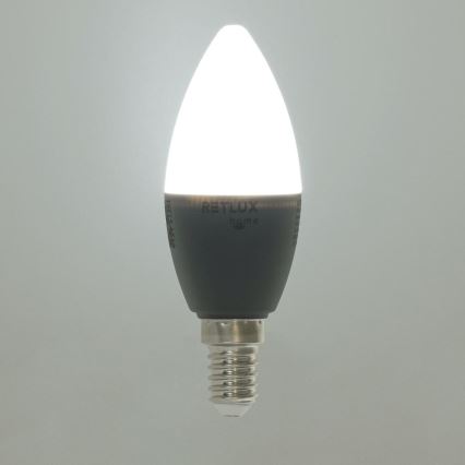 LED RGBW prigušiva sijalica C37 E14/4,5W/230V 2700-6500K Wi-Fi Tuya