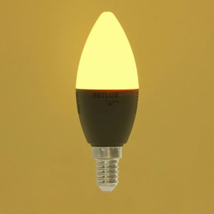 LED RGBW prigušiva sijalica C37 E14/4,5W/230V 2700-6500K Wi-Fi Tuya