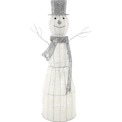 LED Spoljašnja božićna dekoracija LED/3,6W/230V/hladno bela 124 cm IP44 snegović