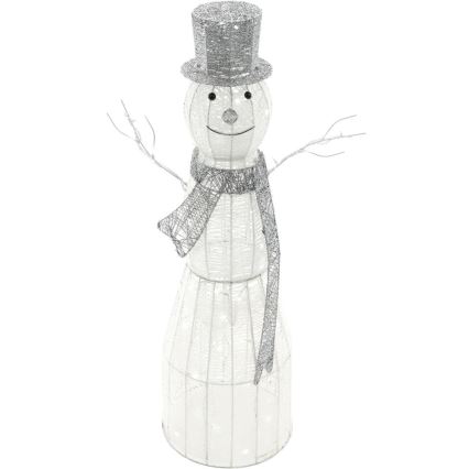 LED Spoljašnja božićna dekoracija LED/3,6W/230V/hladno bela 124 cm IP44 snegović