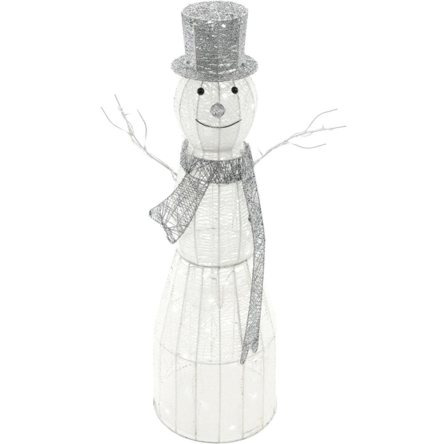 LED Spoljašnja božićna dekoracija LED/3,6W/230V/hladno bela 124 cm IP44 snegović