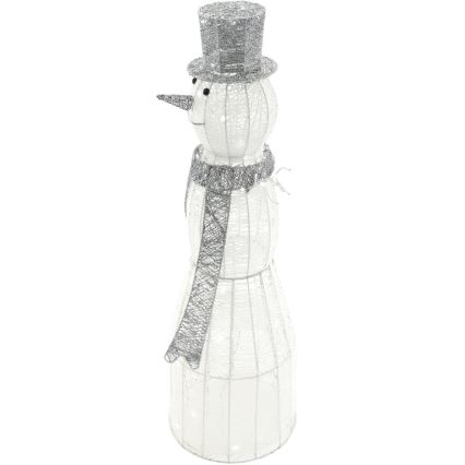 LED Spoljašnja božićna dekoracija LED/3,6W/230V/hladno bela 124 cm IP44 snegović