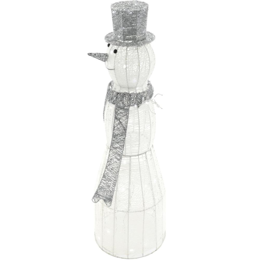 LED Spoljašnja božićna dekoracija LED/3,6W/230V/hladno bela 124 cm IP44 snegović