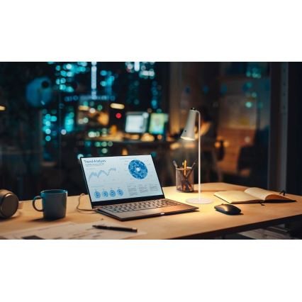 LED Prigušiva punjiva lampa 3u1 LED/3W/5V 1200 mAh bela