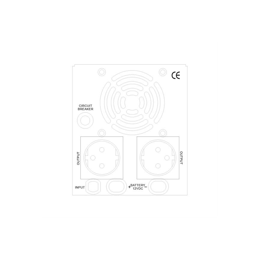 Rezervni izvor napajanja 500W/800VA čisti sinus