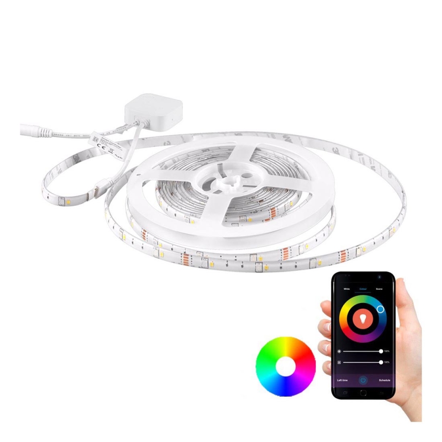 RGB LED prigušiva traka Wi-Fi + muzička funkcija LED/16W/230V 5 m Tuya
