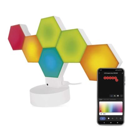 RGBIC prigušiva stona lampa GoSmart LED/5,5W/230V Wi-Fi Tuya