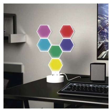 RGBIC prigušiva stona lampa GoSmart LED/5,5W/230V Wi-Fi Tuya