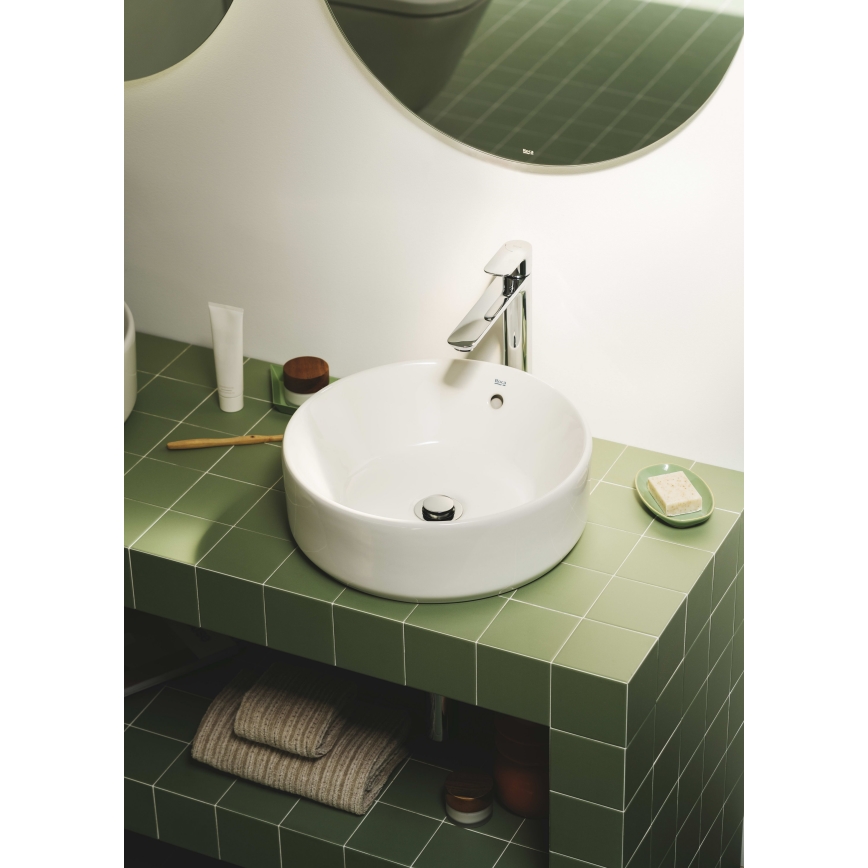 Roca A3270MJ000 - Nadgradni umivaonik GAP Ø 39 cm, keramika/bela