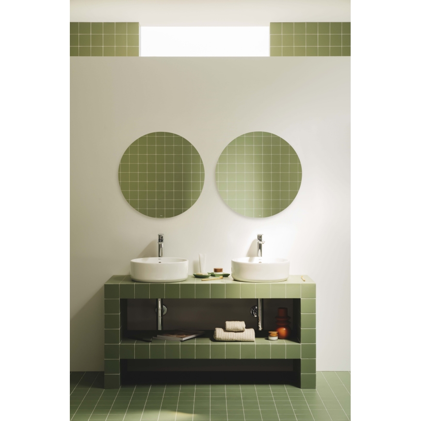 Roca A3270MJ000 - Nadgradni umivaonik GAP Ø 39 cm, keramika/bela