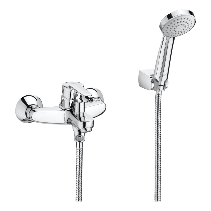 Roca A5A0125C02 - Komplet za kadu sa baterijom VICTORIA, sjajni hrom