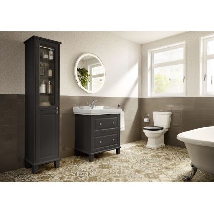 Roca A5A3A4BC00 - Baterija za umivaonik + ispust sa prelivom CARMEN 17,8 cm sjajni hrom