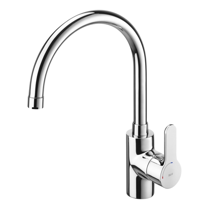 Roca A5A8409C00 - Slavina za sudoperu L20, 32,5 cm, sjajni hrom