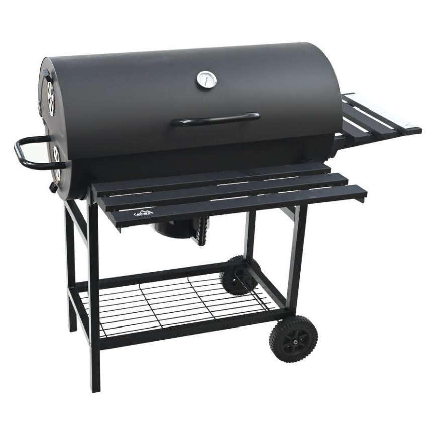 Roštilj na drveni ugalj, crne boje