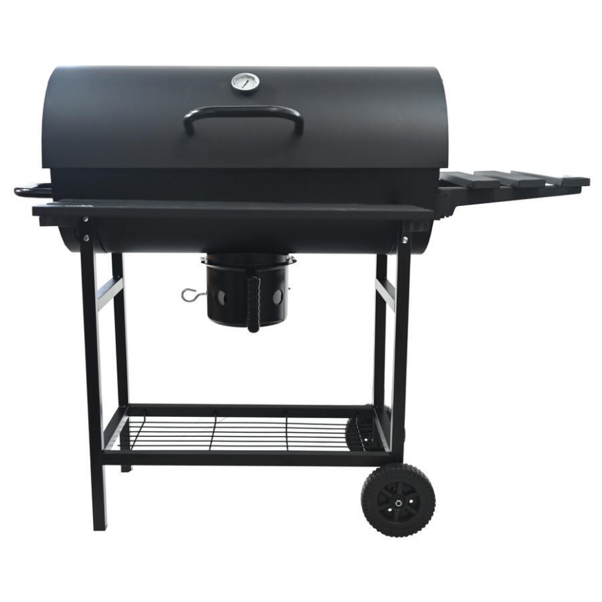 Roštilj na drveni ugalj, crne boje