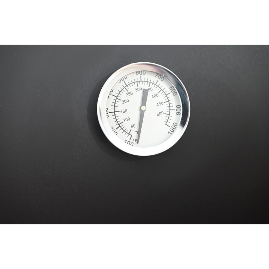 Roštilj na drveni ugalj, crne boje