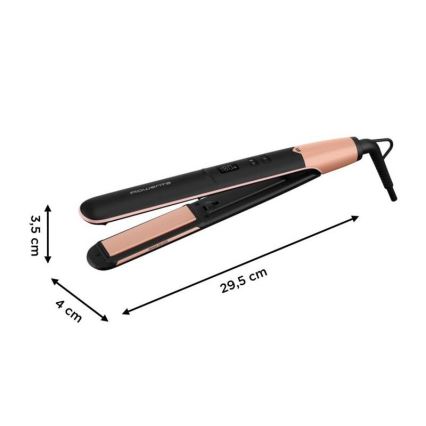 Rowenta - Pegla za kosu sa LCD displejem EXPRESS SHINE 39W/230V