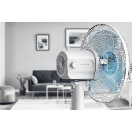 Rowenta - Stoni ventilator ESSENTIAL 28W/230V, prečnika 25 cm, beo