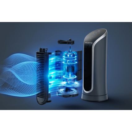 Rowenta - Stubasti ventilator EOLE COMPACT 30W/230V, crne boje