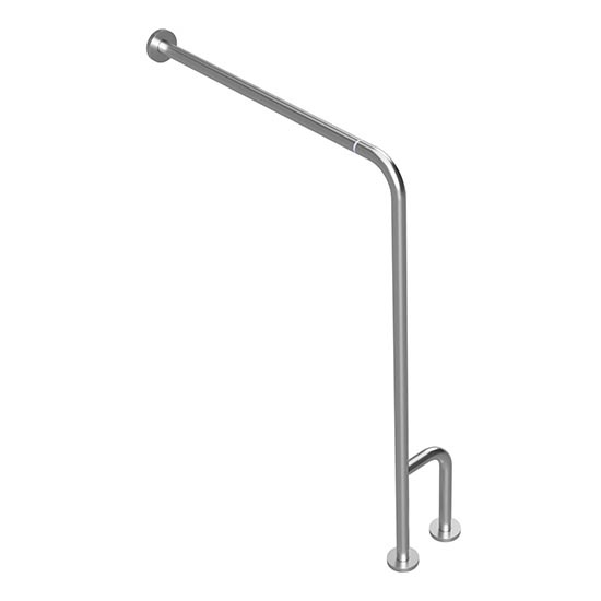 Ručka za oslonac 23x86,6 cm nerđajući čelik/srebrna