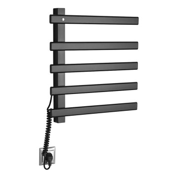 Sapho - Električni sušač peškira ELCOR 63W/230V 48x52 cm mat crne boje