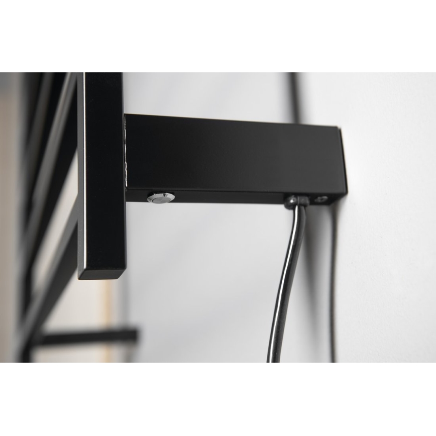 Sapho - Električni sušač peškira ELZOR 60W/230V 47x50 cm mat crne boje