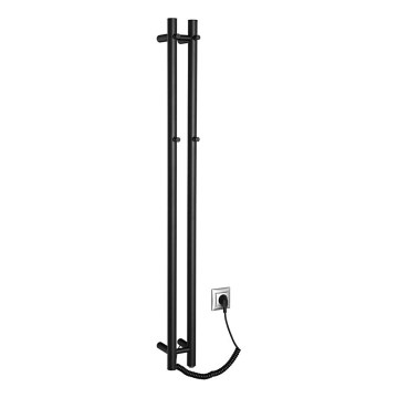 Sapho - Električni sušač peškira PAPINADO 40W/230V 120 cm mat crne boje