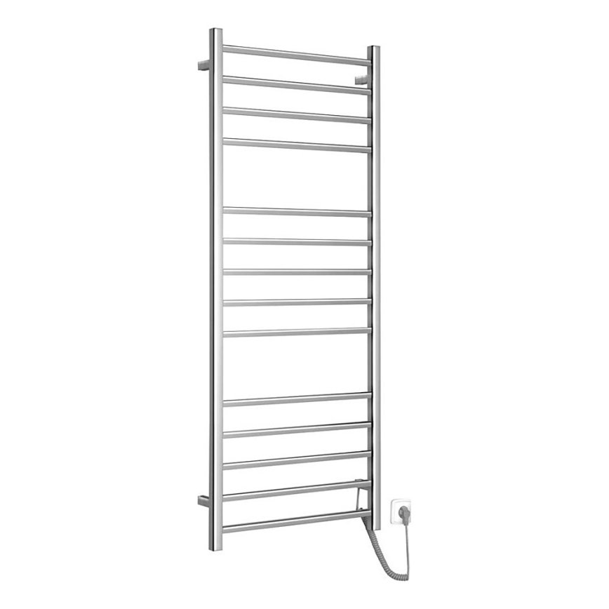 Sapho - Električni sušač za peškire ESKINADO 130W/230V 150 cm, sjajni hrom, desni, kvadratnog profila