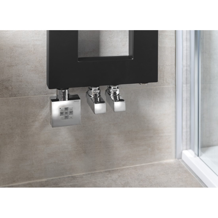 Sapho - Komplet za priključivanje kutnih ventila CUBE, 2 kom, sjajni hrom