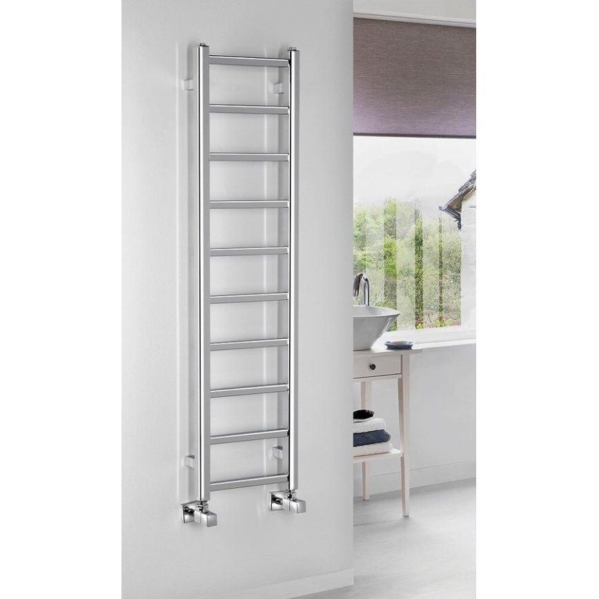 Sapho - Kupatilski radijator METRO LIGHT 211W/230V 30x114 cm sjajni hrom
