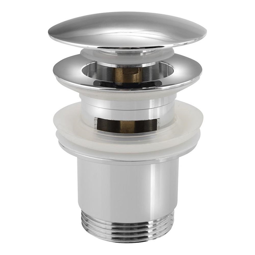 Sapho - Odliv za umivaonik prečnika 6,7 cm, sjajni hrom