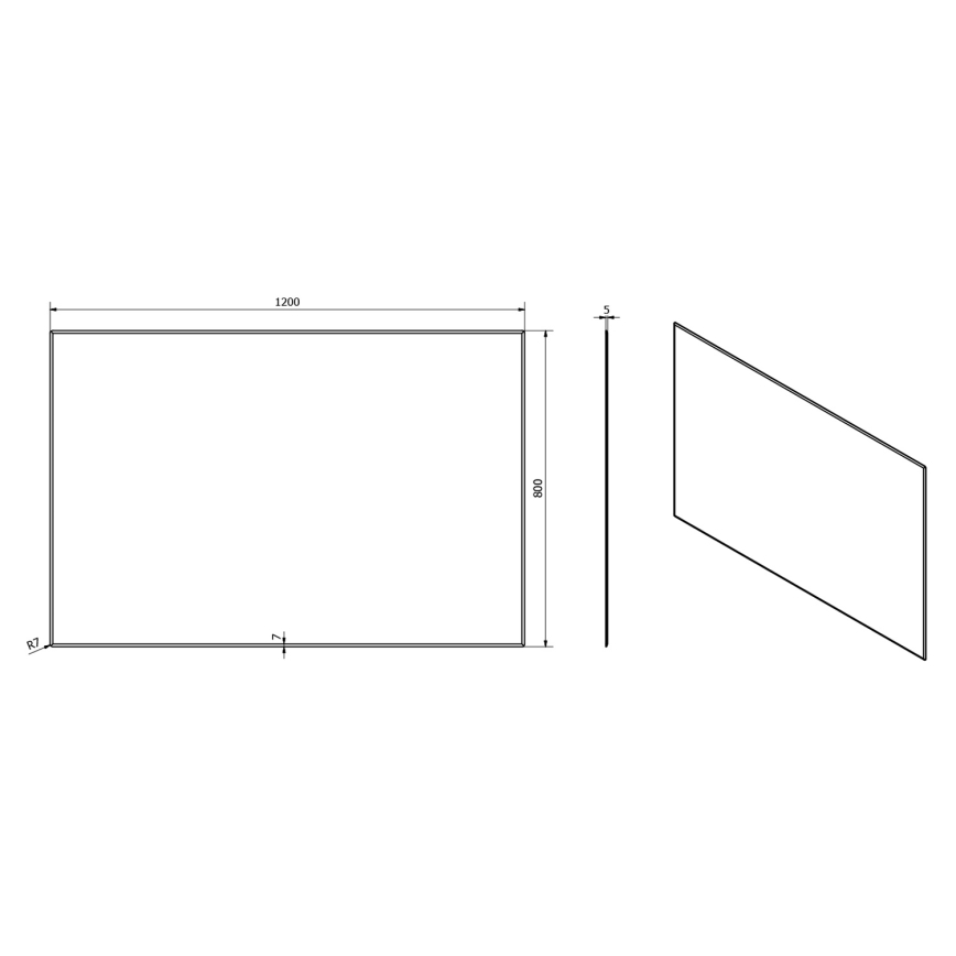 Sapho - Ogledalo ACCORD 120x80 cm